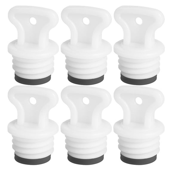 unbranded 6 Pcs Tank Hot Water Bottle Lid 3.50X2.50X2.50CM White