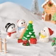 thumbnail image 4 of Navidad Nuevo Abrazo Navidad Micro Paisaje Paisaje de Nieve Adornos Lindos Divertidos Muñeco de Nieve Manualidades de Resina, 4 of 6