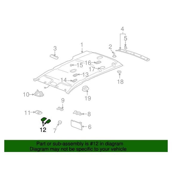GM 22697857 Lens-Rdg Lp