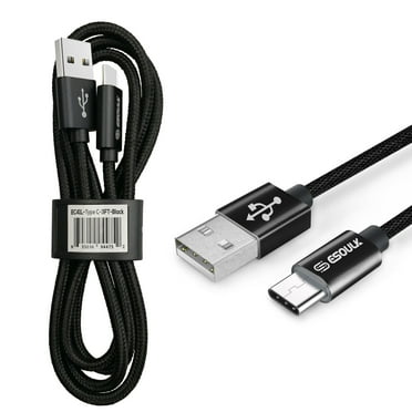 For BLU G33 G0893UU 1X USB 3.1 Type C Cable to USB A USB C 3.0 Charger Cable