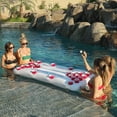 thumbnail image 1 of GoPong Pool Lounge Floating Beer Pong Mesa inflable con Social Floating, Blanco, 6' GoPong GoPong, 1 of 2
