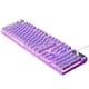 thumbnail image 2 of Teclado mecánico para juegos con cable USB de 104 teclas y respuesta rápida con controles multimedia. Violeta, 2 of 3