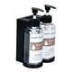 thumbnail image 2 of Dispensador de ducha de loción Contenedores de champú para baño Prensa manual Botella de loción Inodoro de hotel Dispensador de champú de fácil limpie Borrar 2 ranuras, 2 of 8