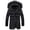 Black, variant on Vedolay Warm Winter Coats Hooded Thickened Long Jacket Winter Warm Parka Coat Green,M