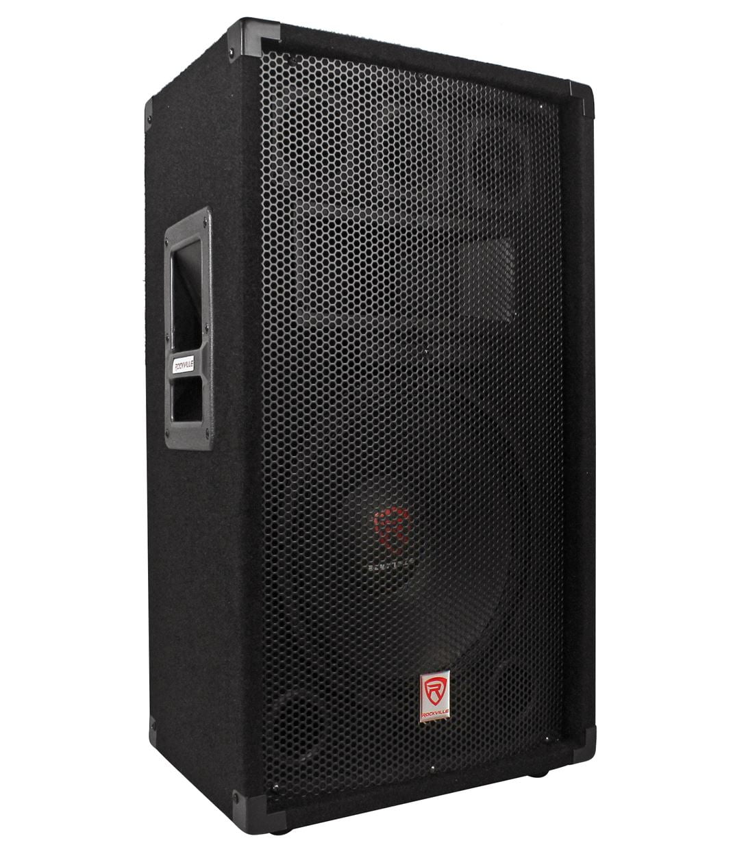 (2) Rockville RSG12.4 12” 3-Way 1000w DJ PA Speakers+Bluetooth Amplifier+Cables
