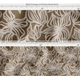 thumbnail image 4 of Soimoi Waterproof Outdoor Fabric By 2 Yard | Floral Print on Brown | 56" Wide | UV Resistant & Durable Taffeta Material for Cushions, Covers, Curtains, awning & DIY Projects, 4 of 7