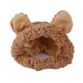 thumbnail image 1 of Sombrero de gato suave y cómodo con orejas de oso, accesorios para disfraz de cosplay, disfraz de fiesta de Halloween para mascotas (oreja de oso), 1 of 5