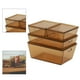 thumbnail image 4 of Caja de Almacenamiento Perfecl Apilable en Miniatura 4 Piezas Amber_Acrylic, 4 of 8