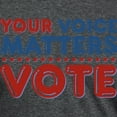 thumbnail image 3 of CafePress - Your Voice Matters T Shirt - Mens Tri-blend T-Shirt, 3 of 4