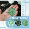 thumbnail image 3 of Uxcell Resin Bubble Beads, Tiny Iridescent No Hole Mini Glass Bubbles for DIY Crafting Mixed Green, 3 of 7