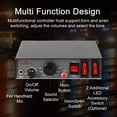 thumbnail image 5 of 200W 9-Tone Car Loud Warning Alarm Professional Emergency Siren Horn Kit Electronic PA System with Handheld Microphone 12 V for Car Truck, 5 of 5