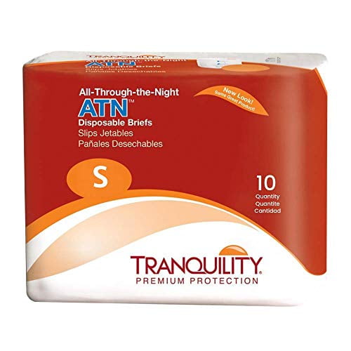 Tranquility ATN Adult Disposable Briefs with All-Through-The-Night