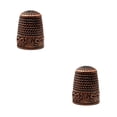 thumbnail image 4 of bedienty Knitting Rings Finger for Protection Thimble Adjustable Sewing Loop Specially-designed Crochet Tools for Home Yarn Crafts Rose Gold Ring 2Set, 4 of 6