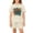 Beige, variant on Grblisyd Back to School Boys Girls Summer Outfits 2 Piece Clothes Cute Letter Print Short Sleeve Top and Casual Elastic Waist Short Sets