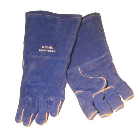 Premium Welding Gloves, Grain Cowhide, Medium,