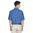 thumbnail image 2 of Men's Classic Wrinkle-Resistant Short-Sleeve Oxford - FRENCH BLUE - 6XL, 2 of 3