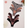 thumbnail image 4 of 7pcs Women'S Leopard Print Low Rise Briefs Polyester and, 4 of 4