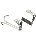 thumbnail image 2 of Stainless Steel Diving Double  Drift Hook with Coiled Lanyard for Underwater Safety, 2 of 7