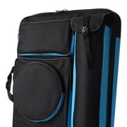 Dualoai A4 Art Case, Artist Backpack, Large Tote Carrier Sketch Board Carrying Black Blue