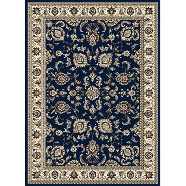 Radici 1426-0024-DENIM Alba Rectangular Denim Blue Traditional Italy Area Rug- 2 ft. 2 in. W x 7 ft. 7 in. H