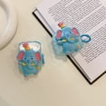 thumbnail image 4 of For Apple AirPods 3rd 2021 Cute 3D Elephant Pattern Earphone Case Soft TPU Shockproof Stereo Elephant Designed Case Cover With Ring, 4 of 5