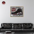Just Do It Sneaker Canvas Motivational Quotes For Men Print By