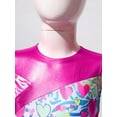 thumbnail image 5 of Zaldita Gymnastics Leotards for Girls Sleeveless Practice Jumpsuit Shiny Metallic Athletic Dancewear Hot Pink 6, 5 of 7