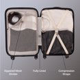 thumbnail image 4 of Jetstream® 3-Piece Hardside Luggage Set – 28" Large Checked Suitcase & 2 Carry-On 20" Luggage, 4 of 11