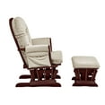 thumbnail image 2 of Suite Bebe Mason Glider & Ottoman, Espresso Finish with Beige Cushions, 2 of 3
