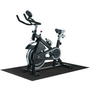 EasingRoom 2.5' x 5' Home Gym Equipment Non-Slip Mat, for Exercise Bike, Treadmill, Rowing Machine