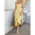 thumbnail image 2 of Women Summer Maxi Dress Spaghetti Strap Y2k Cute Ruffle Tiered Wedding Guest Flowy Dress, 2 of 7