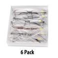 thumbnail image 4 of Mens Womens Reading Glasses 6 PACK Metal Frame Spring Hinge Readers All Powers Value Pack, 4 of 5