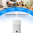 thumbnail image 2 of Humidifiers for Bedroom, 4L Top Fill Humidifier for Large Room, 250ml/h Cool Mist Output Humidificador, 24dB Quiet Air Humificado, 2 of 8