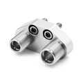 thumbnail image 2 of Graflsoa Silver Aluminum AC Compressor Adapter Fitting for Air Conditioning Systems, 10.5x7x4.5cm, 133g, 2 of 6