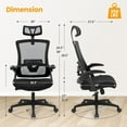 Ergonomic Office Desk Chair High Back Computer Gaming Mesh Chair with