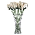 thumbnail image 2 of White Realistic Wooden Roses 32 Count, 2 of 5