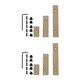 thumbnail image 1 of Eigraketly MGPCQB 3 unids/set nuevo PPG para Keymod Universal Handguard Rail Panel cubierta mango bloqueo Kit accesorios de herramientas de Type2 NO2, 1 of 6
