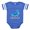 Royal Blue, variant on CafePress - Littledemocrat - Cute Infant Baby Football Bodysuit