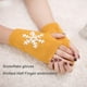 thumbnail image 5 of Guantes de medio dedo Sonducket gris claro y amarillo, 5 of 6