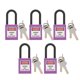 thumbnail image 3 of Safety padlock safety lockout safety tagout security padlock shackle lock 5Set 38mm/15in Safety Lockout Engineering Insulation Skid Resistance for Factories Construction Sites, 3 of 8