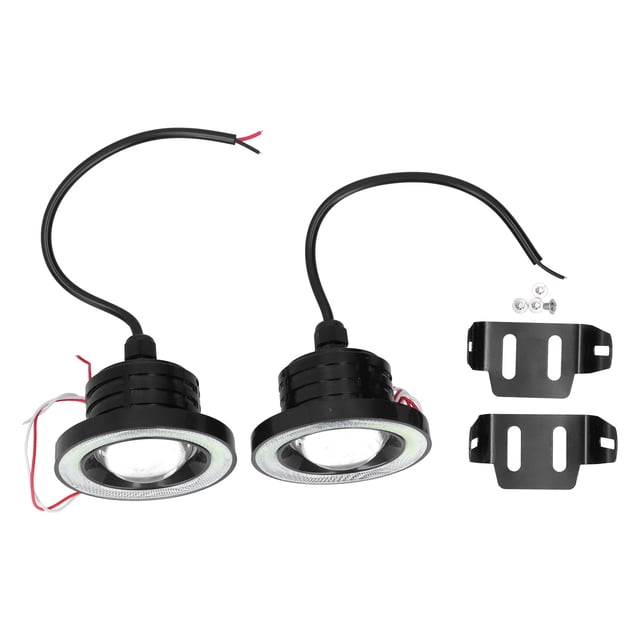 Luz Antiniebla LED Ticfox 30W IP65 Ojos de Ángel Azul 12V Universal