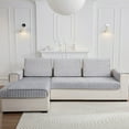 thumbnail image 5 of SHANNA Soft Flannel Sofa Covers Sectional Couch Covers, Anti-Slip Sofa Slipcover for Pets Kids - Velvet Furniture Protector 1 2 3 Seater L Shape Sectional Couch Covers, 5 of 9