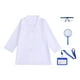thumbnail image 3 of Accesorio de bata de enfermera para niños, disfraz de fiesta para juego de rol, bata de laboratorio de manga larga para niños L, 3 of 9