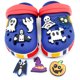 thumbnail image 2 of 9 piezas de abalorios de zapatos de Navidad de Halloween, hebillas de zapatos de calavera de terror, accesorios de zuecos, decoración de sandalias para mujeres, niños, niñas, adultos, hombres, Navida TUNC Sencillez, 2 of 5