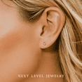 thumbnail image 4 of 14K Gold Polished Ball Gold Stud Earrings 3MM-8MM, Available in Yellow, White, & Rose, 14K Gold Earrings, Next Level Jewelry, 4 of 5