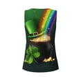 thumbnail image 5 of Xecao St. Patrick's Day4 print women's scoop neck, loose-fit workout tank tops for the gym., 5 of 9
