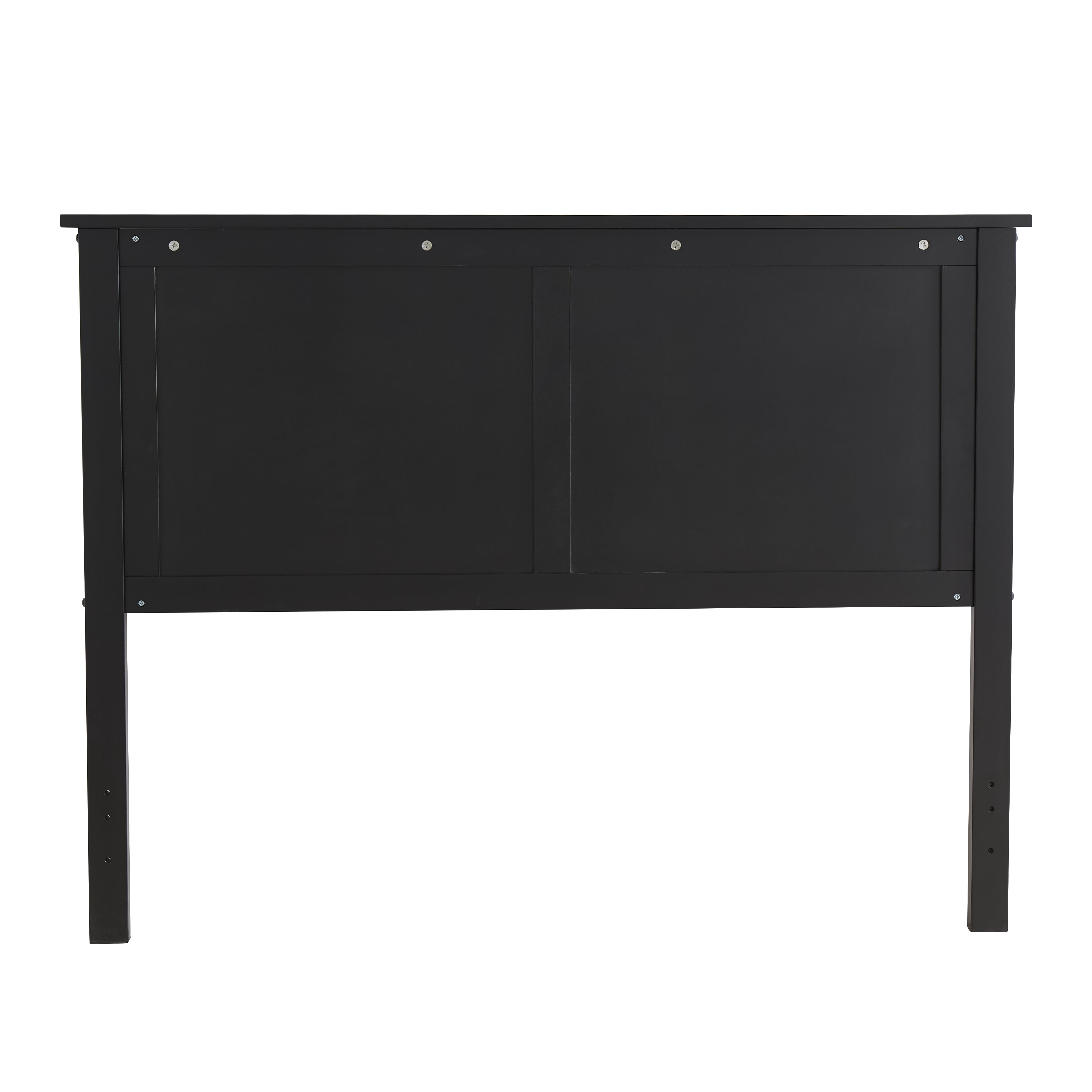 Weston Home Mission Full Modern Panel Headboard, Black