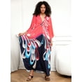 thumbnail image 3 of CFCSRP Caftans for Women Plus size Beach Maxi Pink Dresses Swimsuit Cover Up Kaftan Swimwear, 3 of 5