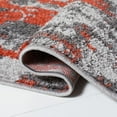thumbnail image 5 of SAFAVIEH Adirondack Ladonna Abstract Area Rug, Orange/Grey, 2'6" x 4', 5 of 7