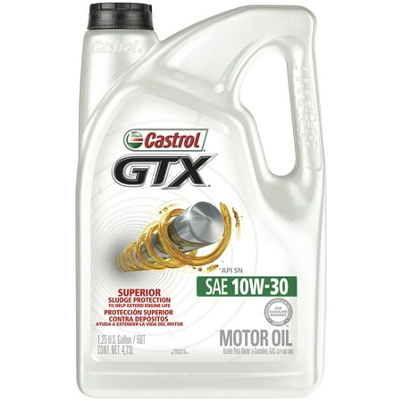 Castrol GTX 10W-30 Conventional Motor Oil, 5 QT